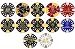 Card Cover Poker Chips Used as Card Guard - Total of 10