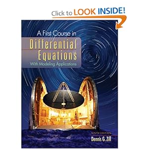 A First Course in Differential Equations