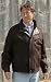 Men's Romano Leather Jacket Large