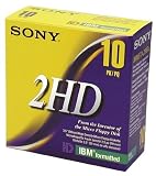 Sony 2HD 3.5" IBM Formatted Floppy Disks (10-Pack)