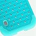 Galaxy S5 Active Case, Style4U Galaxy S5 Active Studded Rhinestone Crystal Bling Hybrid Armor Case Cover for Samsung Galaxy S5 Active G870 with 1 HD Screen Protector and 1 Stylus (Not for Samsung Galaxy S5) [Teal / Mint Green]