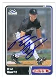 Brad Hawpe Autographed/Hand Signed MLB Baseball Card (Colorado Rockies) 2004 Topps Total #208