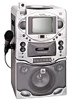 Singing Machine STVG-535 CD/CD+G Video Karaoke System with 5.5 Monitor, Two Microphone Inputs 