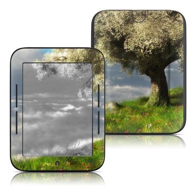 World's Edge Spring Design Protective Decal Skin Sticker for Barnes and Noble Nook Touch eBook Reader