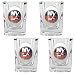 New York Islanders NHL 4pc Square Shot Glass Set by Great American Products
