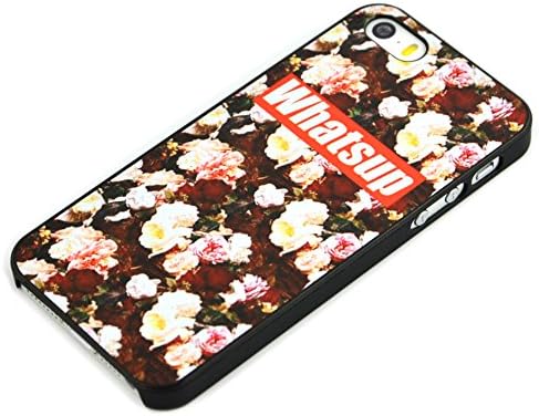 iPhone 5S Case Floral, Aeonn Whatsup Cool Stylish Perfect Fashion Pattern Plastic Case, No Chip/No Peel Anti Slip Matt Protective Case for iPhone 5/5S - (BrightFlower)