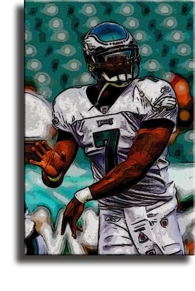 Completely Handpainted American Football Sport Painting, Custom Order FL3987, Oil on Canvas, with Option to Paint Jerry, Brett & Co. from Any Other Favorite Photograph or Picture, Unframed, Size 20
