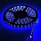 Blue 5M Waterproof 300 LED 3528 SMD Flexible LED Light Lamp Strip 12V