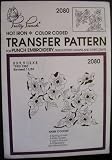 Hot Iron Transfer Pattern #2080 Poppy Boquets (For Punch Embroidery, Needlepoint Canvas, Textile Painting & Other Crafts)