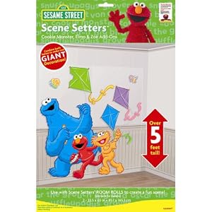 Cookie Monster 65in Scene Setter Add-Ons 2ct by Rubies