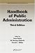 Handbook of Public Administration, Third Edition