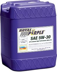 Royal Purple 05530 API-Licensed SAE 5W-30 High Performance Synthetic Motor Oil - 5 Gallon