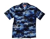 Sunset Beach Waikiki Hawaiian Aloha Shirt