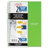 Mead five Star 2 subject college ruled notebook - 100 sheets (043100061809)