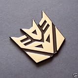 Small (2.5) 3D Decepticon Transformers Car Decals Emblem