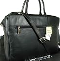 New ladies Visconti black leather briefcase laptop bag 18427