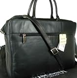 New ladies Visconti black leather briefcase laptop bag 18427