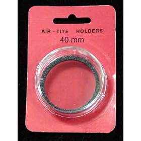 Air-Tite "I" Black Ring Coin Holder for 40mm Coins