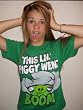 ANGRY BIRDS GIRLS T-SHIRTS! NEW! - LOOSE FIT! - THIS LIL PIGGY WENT BOOM! - JUNIORS ANGRY BIRDS LOOSE FIT GIRLY TEE! EXCLUSIVE!