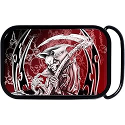 Skull Grim Reaper Belt Buckle
