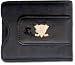 Anaheim Ducks Silver Leather Money Clip & C/C Holder