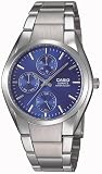 Casio Men's Blue Silvertone Analog Bracelet Watch #MTP1191A-2A