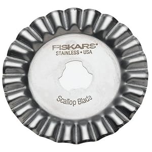 Fiskars 93568097 45mm Rotary Scallop Blade