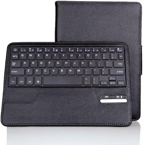 Totally Tablet Apple iPad Air Portfolio Case with Removable Bluetooth 3.0 Keyboard Case
