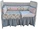 Angel Song Blossoms &amp; Bows Girl's Crib Set - 4 Piece