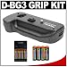 Photo : Pentax D-BG3 Battery Grip for Pentax K200D Digital SLR Camera with Multi-Voltage Rapid Charger with 8 NiMH Batteries