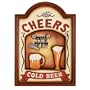 RAM Game Room Cheers Cold Beer Picture Wall DÃ©cor