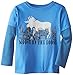 Charlie Rocket Little Boys' Long Sleeve Thermal Sleeves Twofer Tee-Moose
