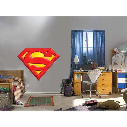 Fathead Superman Logo Wall Décor- 37Lx49W