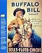 Black Mylar Framed Art Print - Buffalo Bill Vintage Ad #1 Poster 16x20