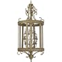 Progress Lighting P3674-62 Twelve-Light Three-Tier Foyer Fixture with Decorative Acorn Ornaments and Carved Acanthus Leaf Detail, Creme Brulee