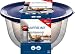 Emsa SUPERLINE 503919 Salatschale mit Deckel, 2-er Set, transparent/blau