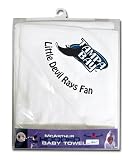 Tampa Bay Devil Rays Hooded Baby Towel (White)