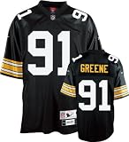 Kevin Greene Reebok NFL Black Premier Throwback Pittsburgh Steelers Jersey - Large