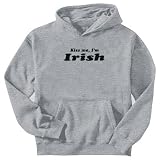 Sweatshirt Heather Gray Kiss Me , I Am Irish Ireland Country
