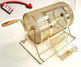 Casino Grade Brass Raffle Ticket Drum, Small Size Raffle Ticket Drum