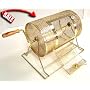 Casino Grade Brass Raffle Ticket Drum, Small Size Raffle Ticket Drum
