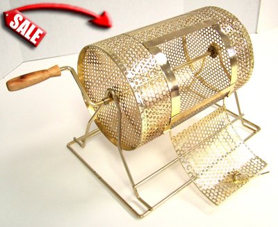 Casino Grade Brass Raffle Ticket Drum, Small Size Raffle Ticket Drum
