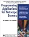 Programming Applications for Netscape Servers