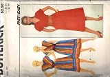 Butterick 4435 Sewing Pattern for Reversible Wrap Dress Has Wide Shoulder Cap Sleeve and Can Be Worn Frontwards or Backwards, Dress Has Horizontal Hem Band Option Too.