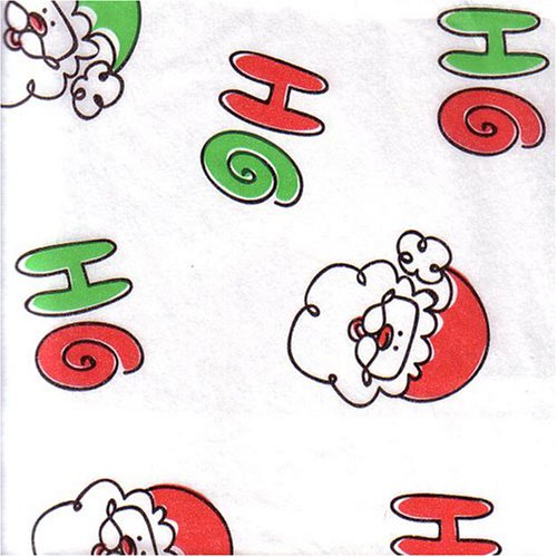 Tissue Paper with Cartoon Santa Claus--20