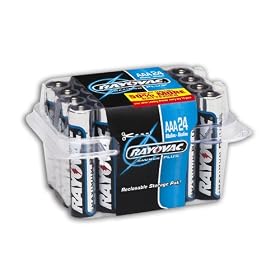 Rayovac 824-24PP Alkaline AAA Batteries (24-pack)