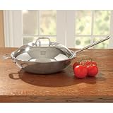 All-Clad Tri-Ply Stainless-Steel 4-Quart Chef's Pan