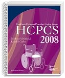 HCPCS 2008: Medicares National Level II Codes Professional Edition