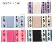 MAYATEX 36X34 TEXAS ROSE Wool Show Blanket - 5 Colors Available