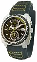 Kahuna K2V-0019G Mens Black And Green Velcro Strap Watch